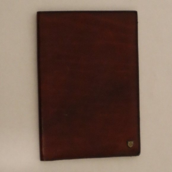 Leplat - 4 5/8" x 6 5/8" - Dark Red - Check, Credit Card, Banknote, Card Holder - Picture 1 of 7